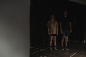 documentation of the action "On our knees"