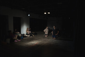 documentation of the action "On our knees"